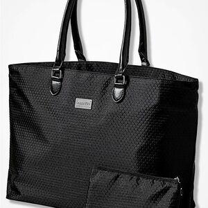 Baggalini Grace Uptown Tote with charger pouch